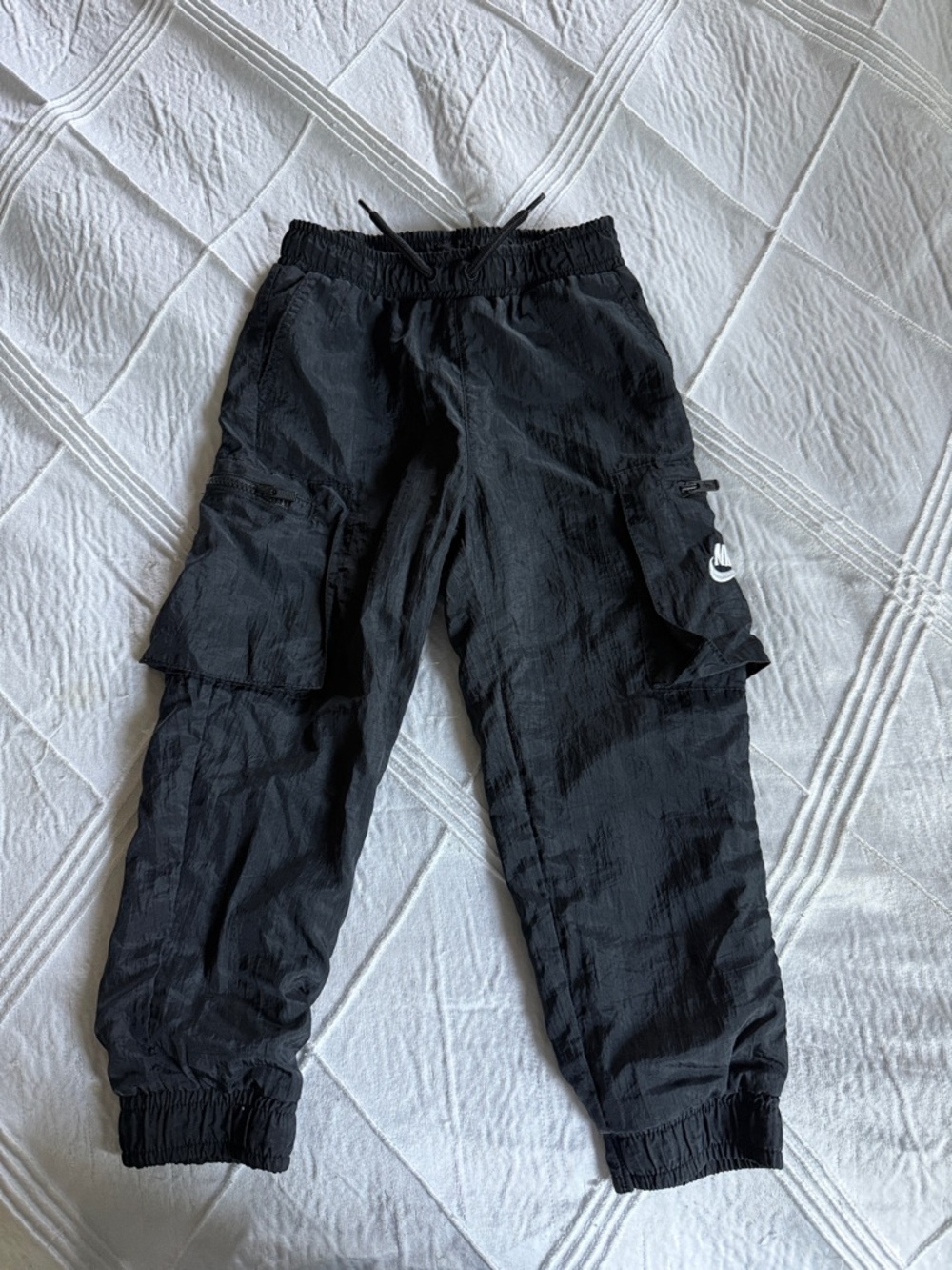 Nike Black Cargo Jogger Pants for Kids- Size 3